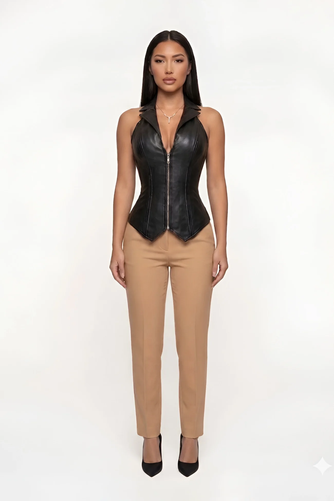 Luxe Collar – Leather Corset Collar