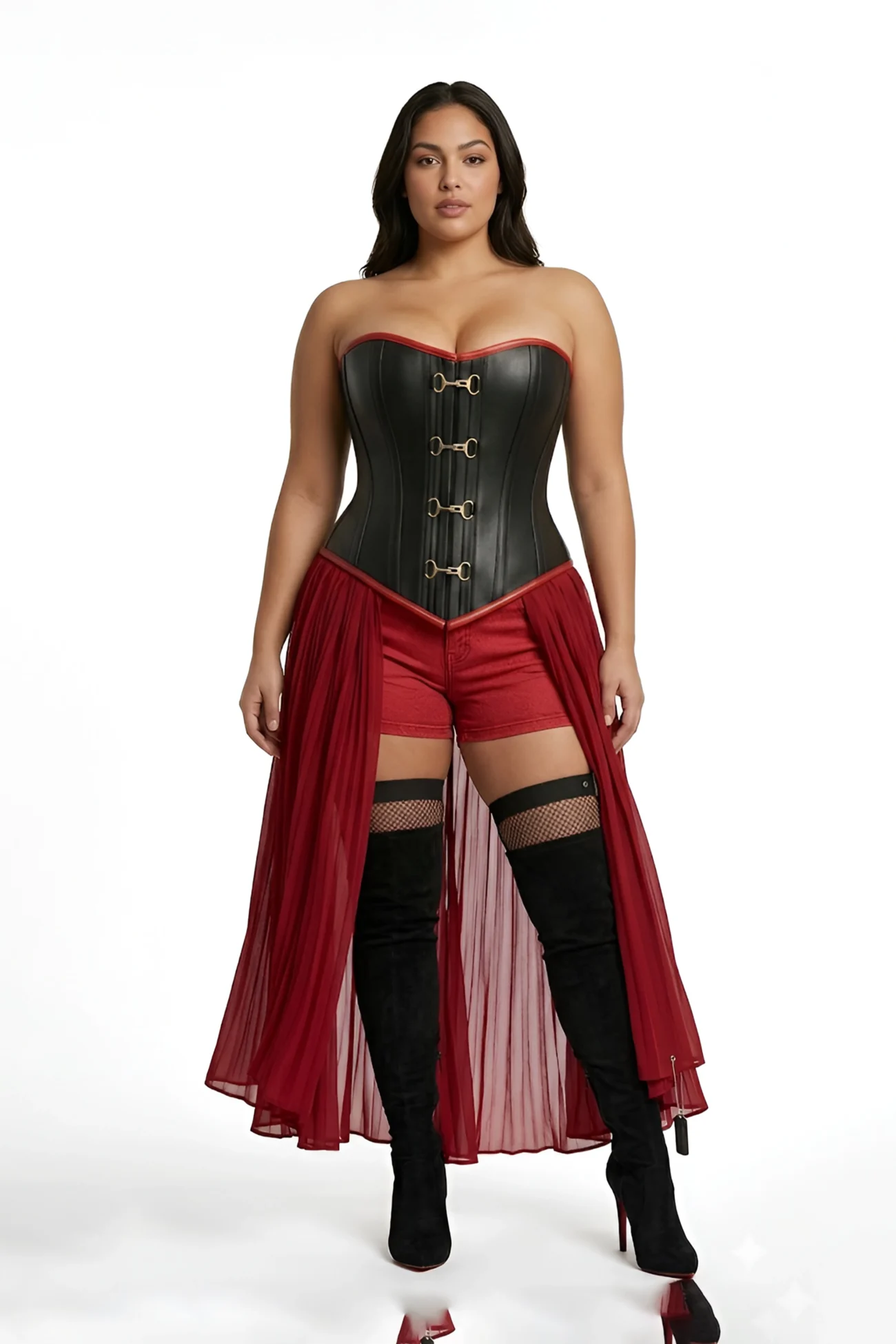 Cavalier Blaze – Women's Leather Corset